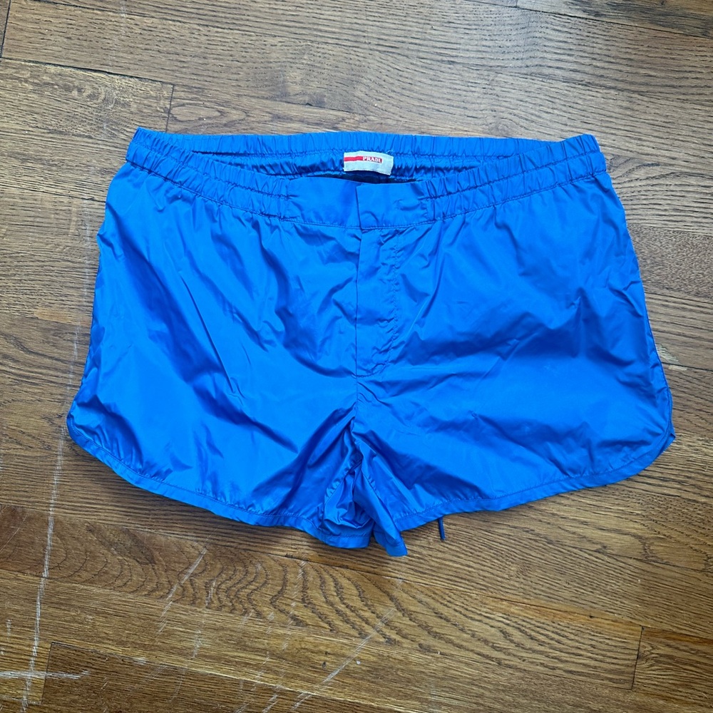 Prada men’s swim shorts. Size 48. Fits US M.